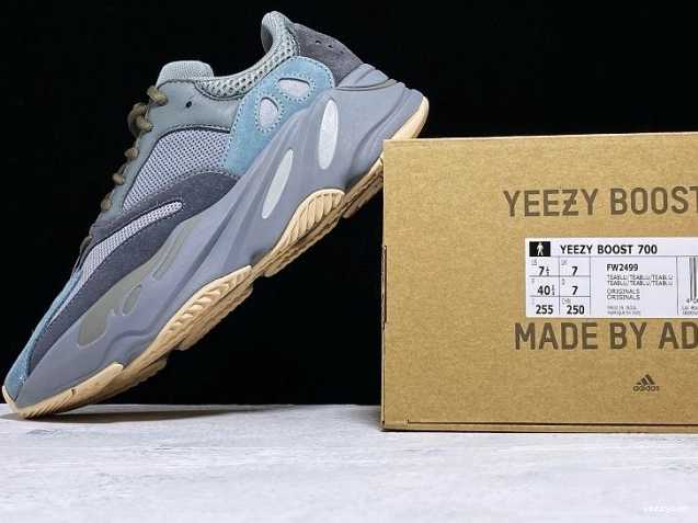 Blue Yeezy Boost FW2499 Teal Adidas 700 1005